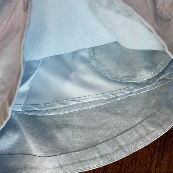 Beulah Womens 2Pc Shirt & Short Set, Blue Size Small - Picture 7 of 16